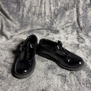 Elegant Black Kids Dress Shoes